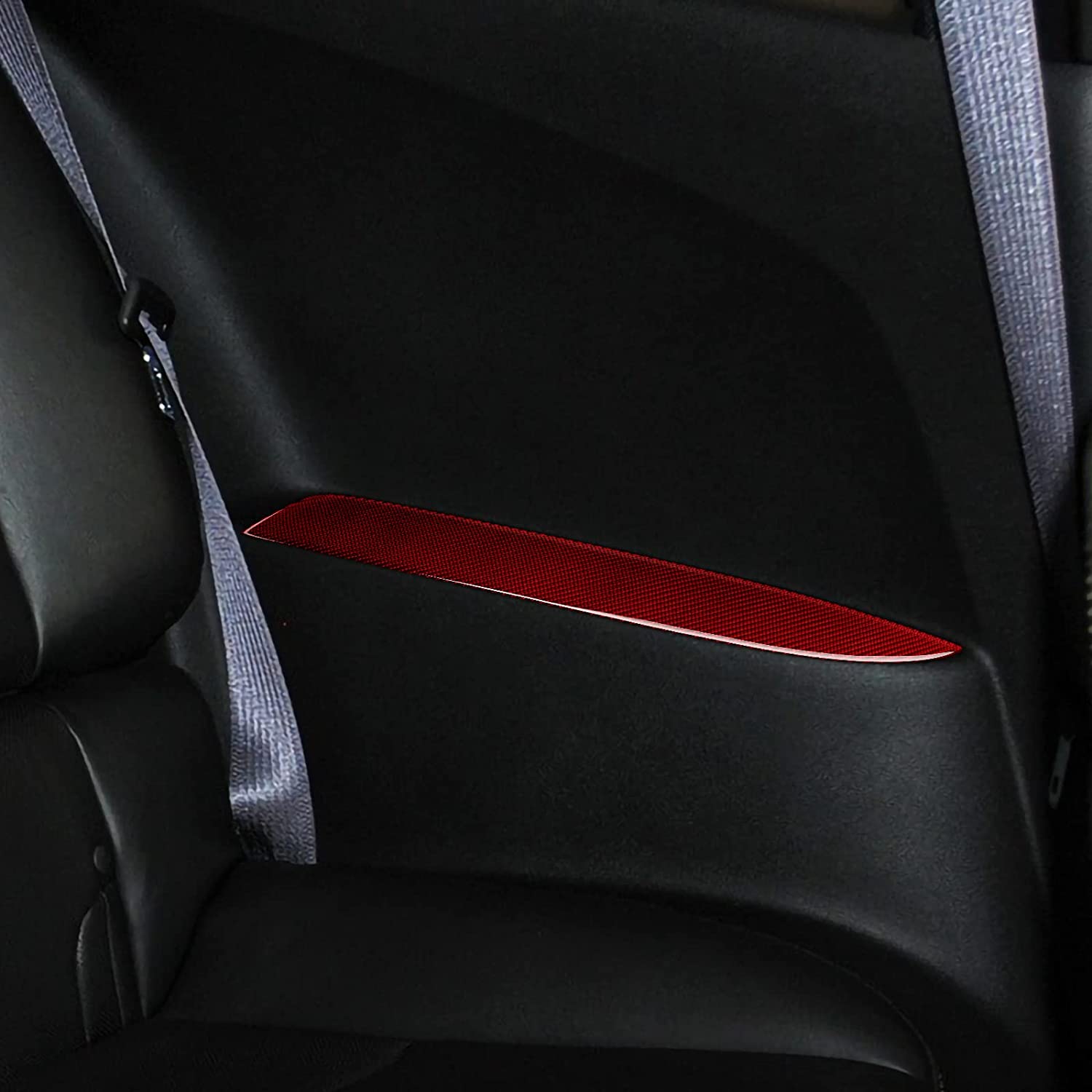 Car Rear Armrest Sticker Carbon Fiber Interior Trim Cover Decal for Camaro 2010 2011 2012 2013 2014 2015 Car Accessories