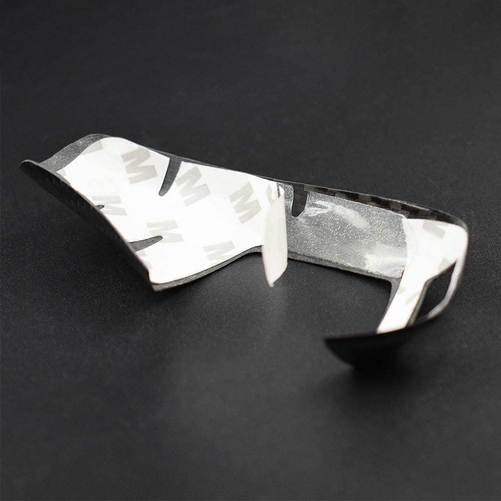 Carbon Fiber Car Gear Shift Knob Cover Interior Trim for F20 F21 F22 F23 F30 F34 F35 F10 F11 F07 F18 F15 F16 F01 X3 X4 Accessories - Delicate Leather  