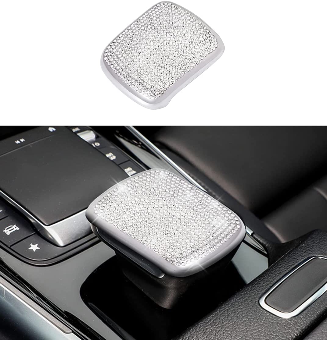 Bling Bling Interior Accessories Fit for Mercedes Benz 2020 2021 2022 B Class 2020 GLA GLB Modification Rhinestone Crystal Accessories Applique Cover (for B Class GLB GLA Gear Lever Cover 1/pcs) - Delicate Leather