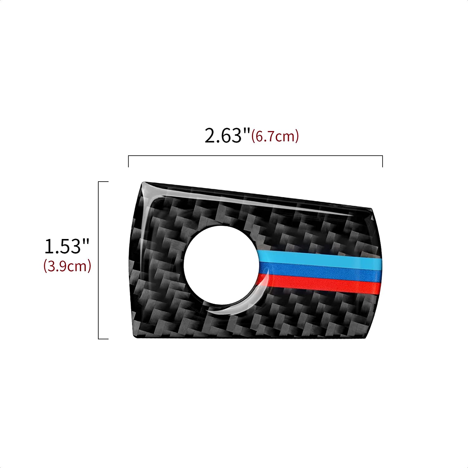 Car Glove Box Decal Storage Box Sticker Carbon Fiber Trim Compatible with F30 F31 F34 3GT F32 F33 F36 3 4 Series Accessories - Delicate Leather  