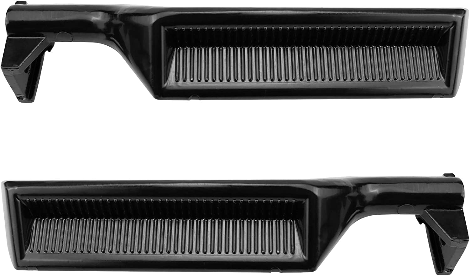 All Metal Interior Door Handle Compatible with Ford Bronco F150 F250 F350 F53 F59 F800 1987-1996, Right Left Front Driver & Passenger Side Pair Replaces E7TZ-1522601-A, E7TZ-1522600-A, 77177, 77178 - Delicate Leather