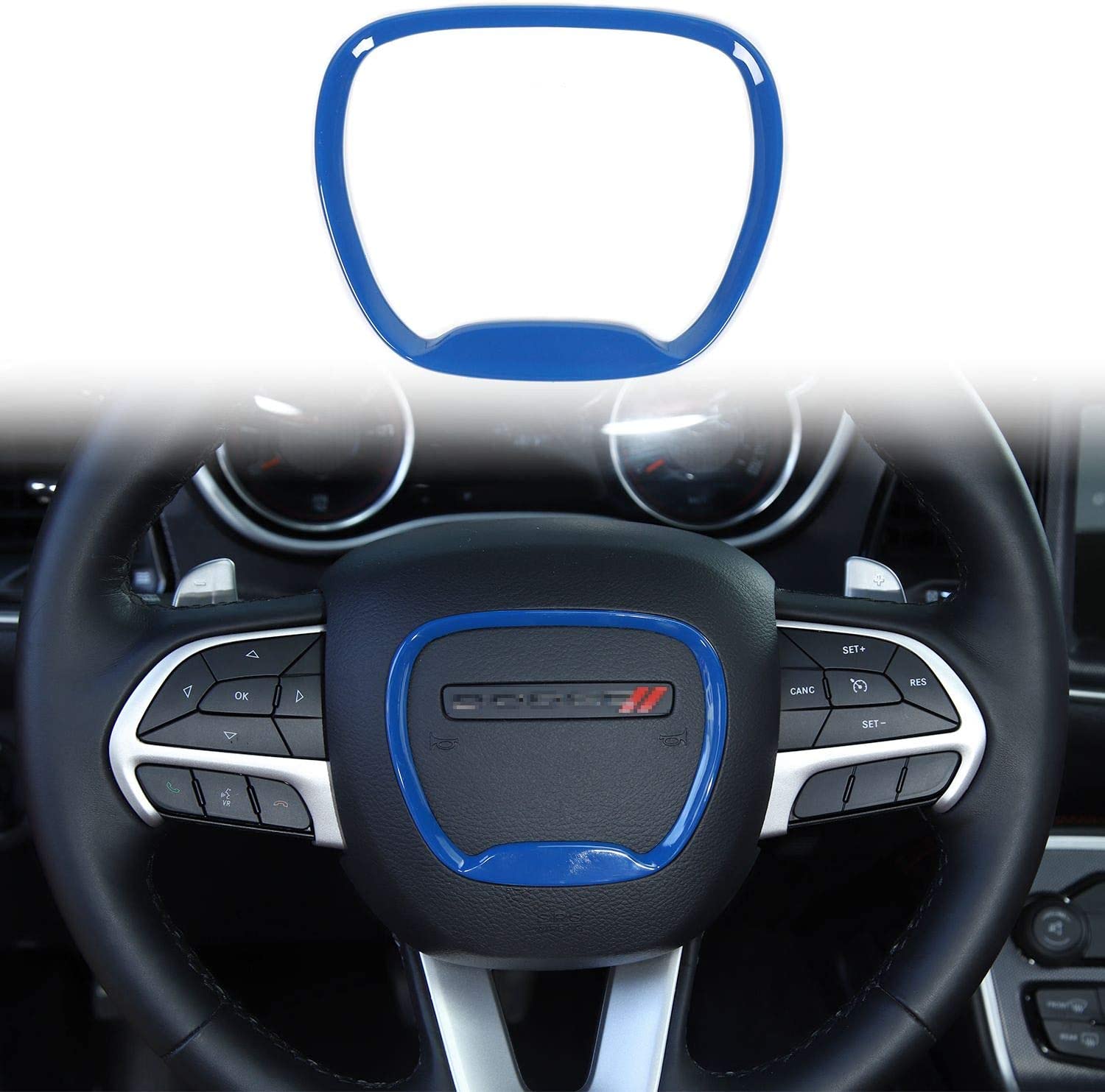 Steering Wheel Trim, for 2015-2022 Challenger Charger, for Grand Cherokee SRT8 2014-2020