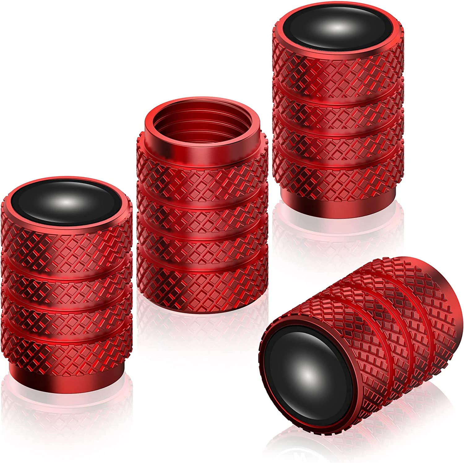4pcs Car Tire Dust Caps Car Tire Air Caps with Logo, Alloy Metal Car Tire Valve Caps for BMW M Series, Suit for M1 M3 M5 X1 X5 X6 Z4 3 5 7 SeriesX7,Anti-Corrosion Leak-Proof Screw-on Easy Grip - Delicate Leather