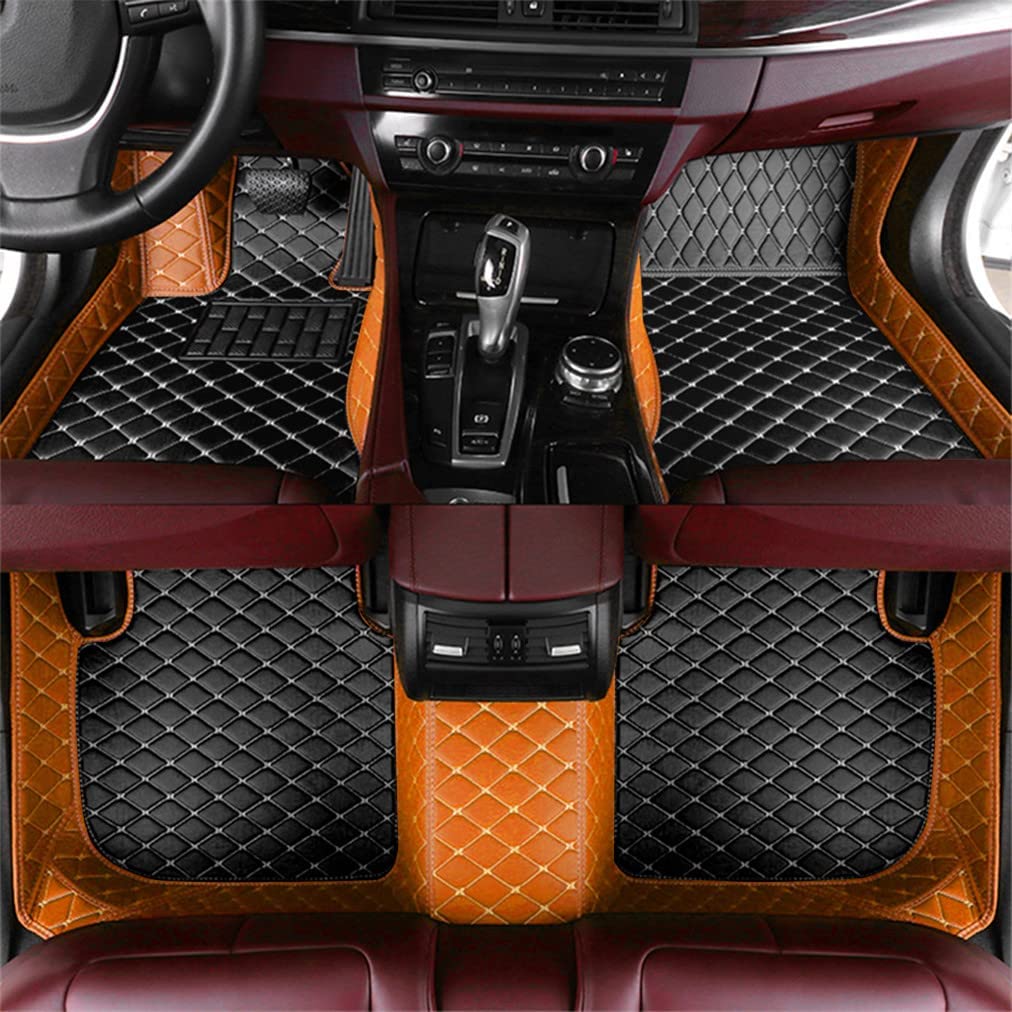 Car Floor Mats Leather Luxury Floor Liner All Weather Protection Carpet