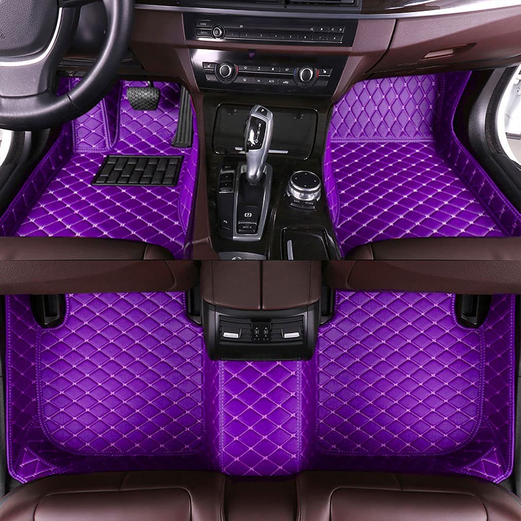 Car Floor Mats Leather Luxury Floor Liner All Weather Protection Carpet