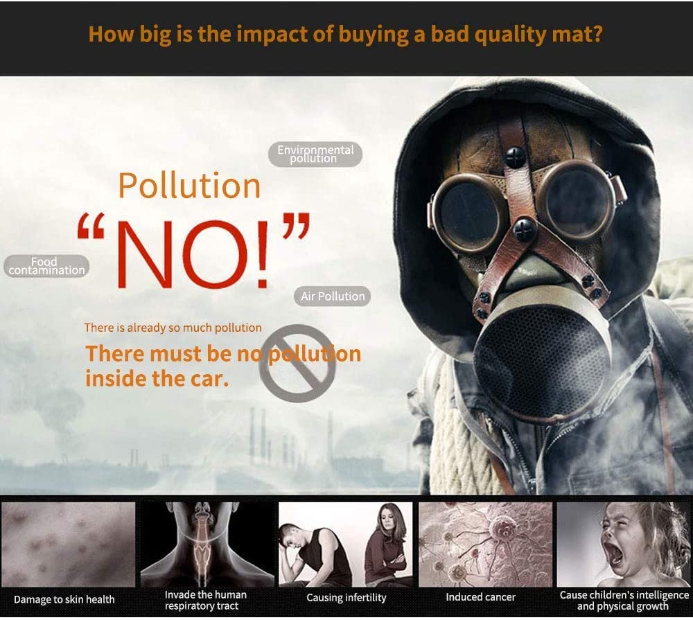 Car Floor Mats fit for Jaguar F-PACE 2016-2019 Full Coverage All Weather Protection Non-Slip Leather Floor Liners - Delicate Leather  