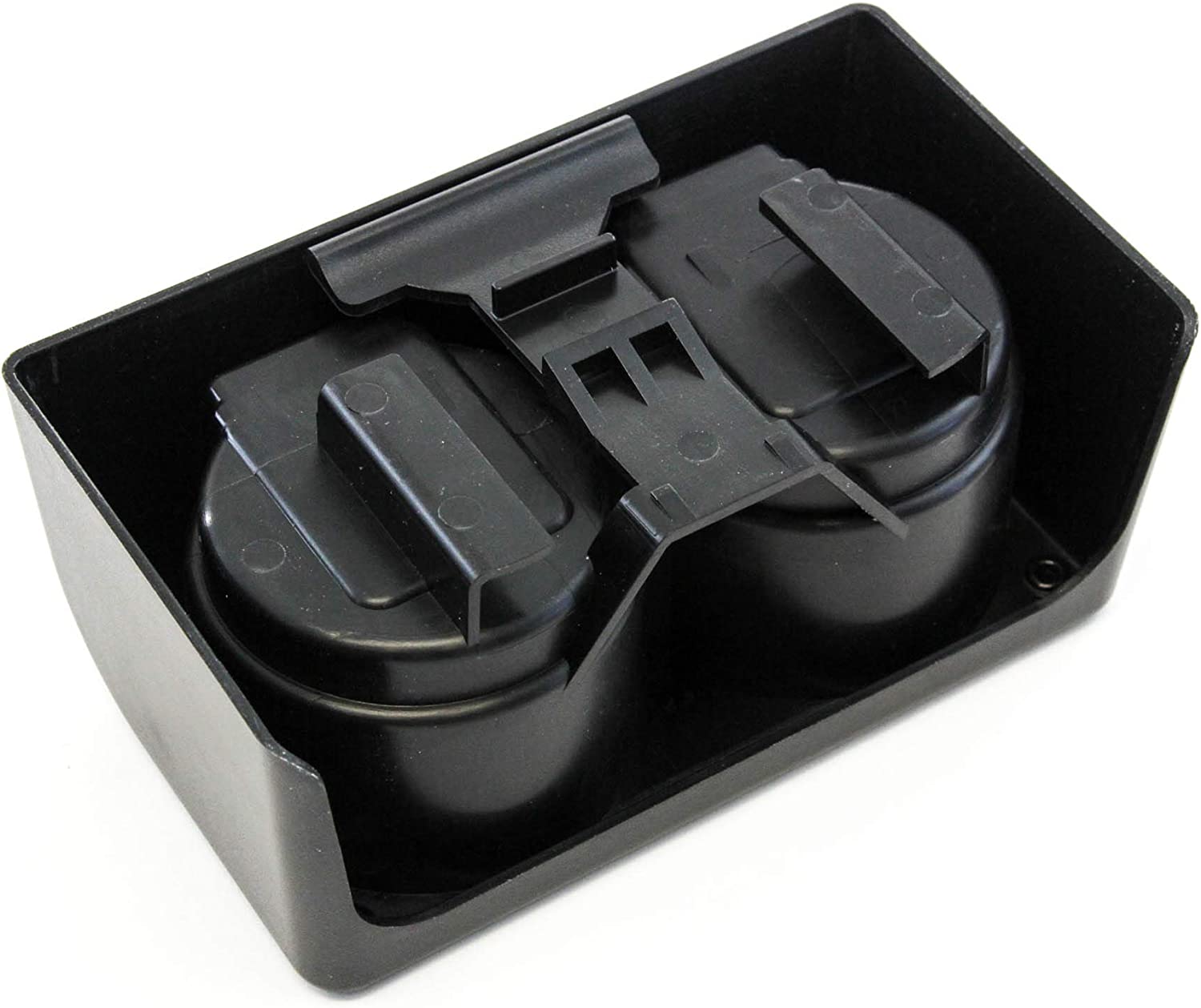 Compatible with Chevrolet GMC Colorado Canyon 2004-2012 Bench Seat Black Cup Drink Holder Drink Beverage Replaces - Delicate Leather
