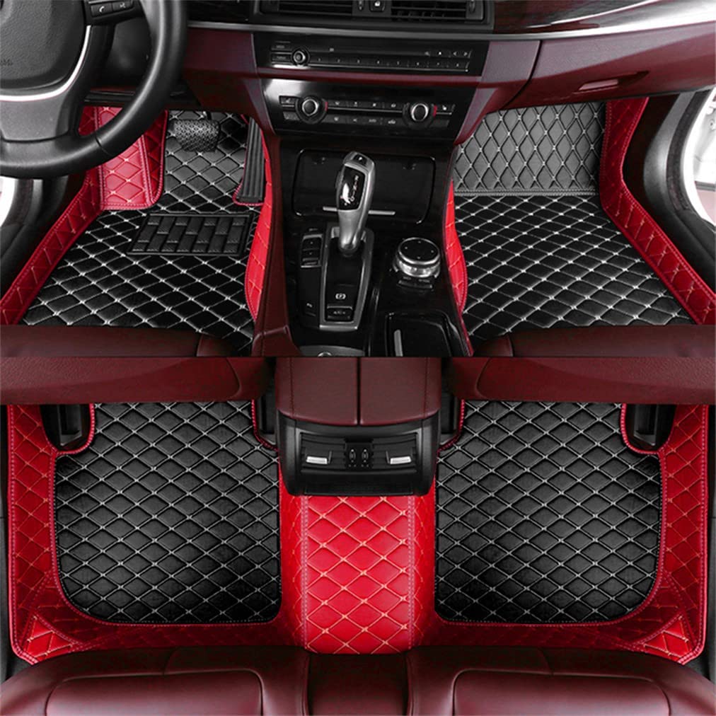Car Floor Mats Leather Luxury Floor Liner All Weather Protection Carpet