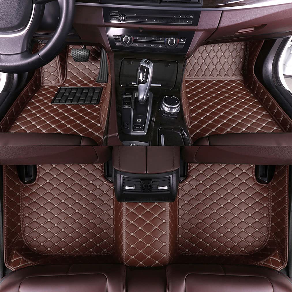 Car Floor Mats Leather Luxury Floor Liner All Weather Protection Carpet