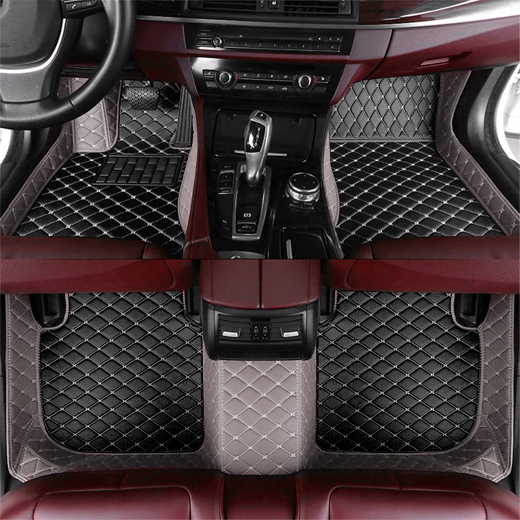 Car Floor Mats Leather Luxury Floor Liner All Weather Protection Carpet