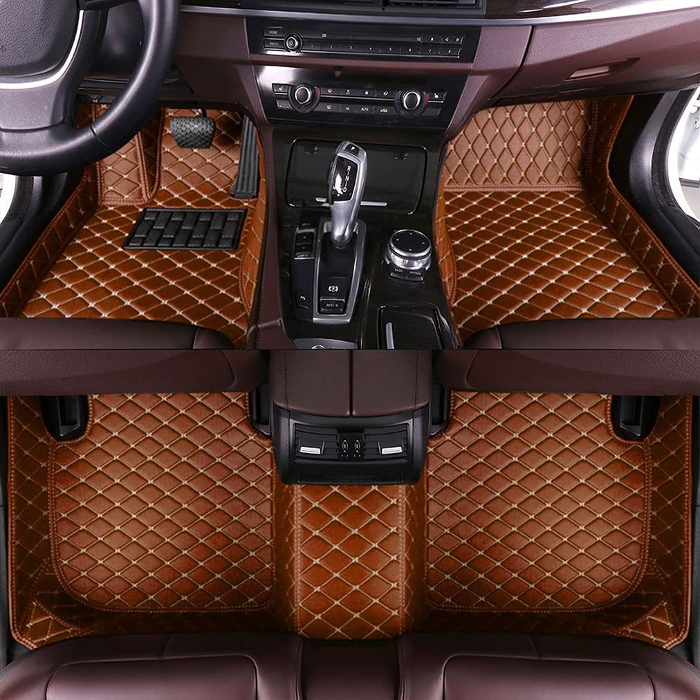 Car Floor Mats Leather Luxury Floor Liner All Weather Protection Carpet
