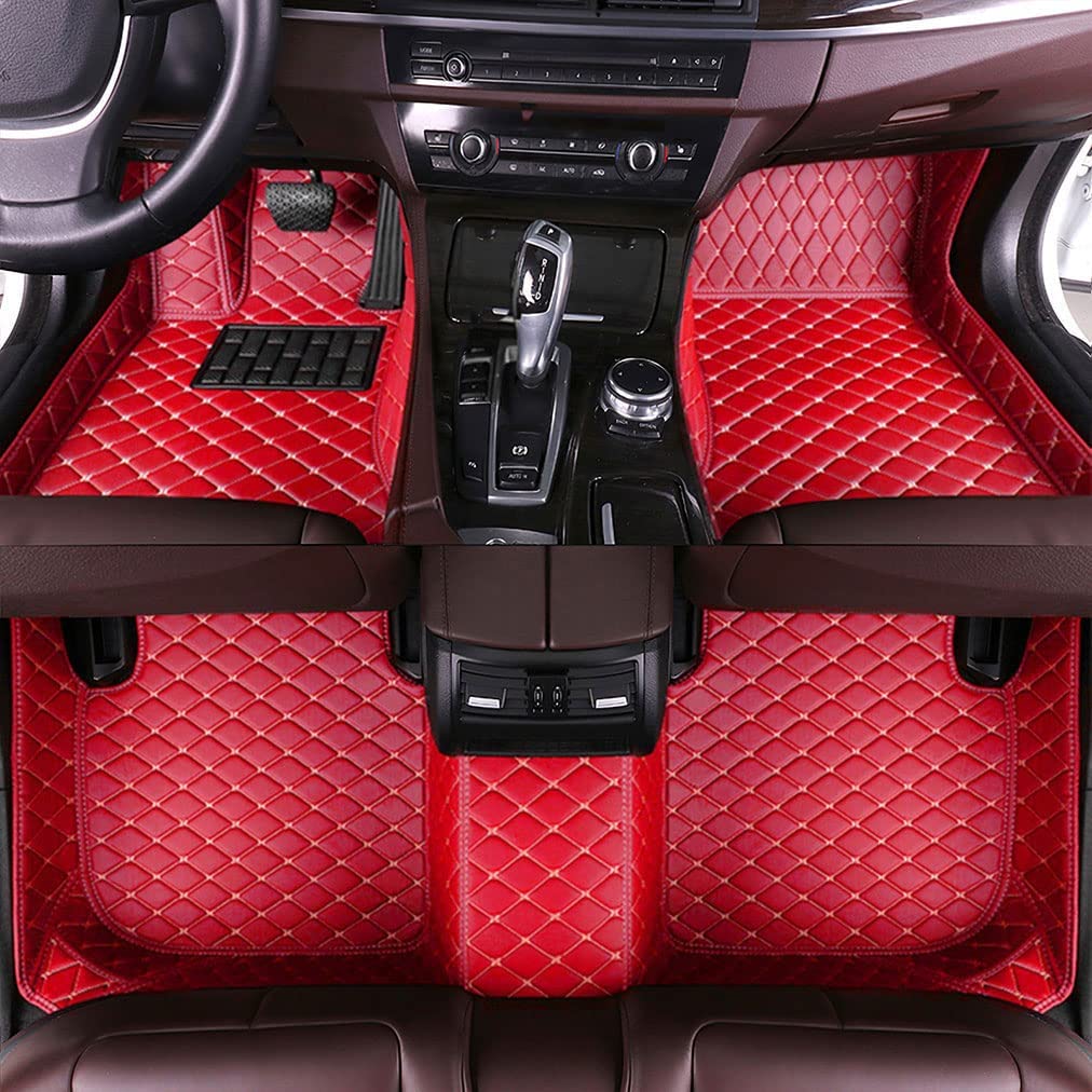 Car Floor Mats Leather Luxury Floor Liner All Weather Protection Carpet