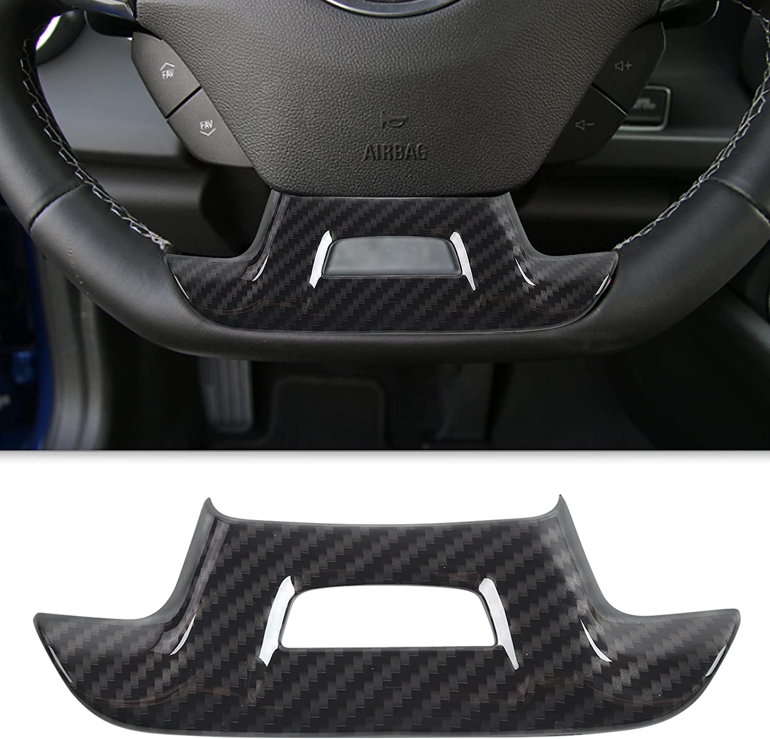 Steering Wheel Trim Decoration Cover Interior Accessories for Camaro 2017-2022