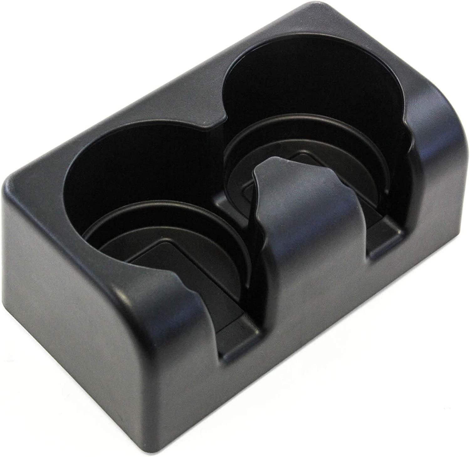Compatible with Chevrolet GMC Colorado Canyon 2004-2012 Bench Seat Black Cup Drink Holder Drink Beverage Replaces - Delicate Leather