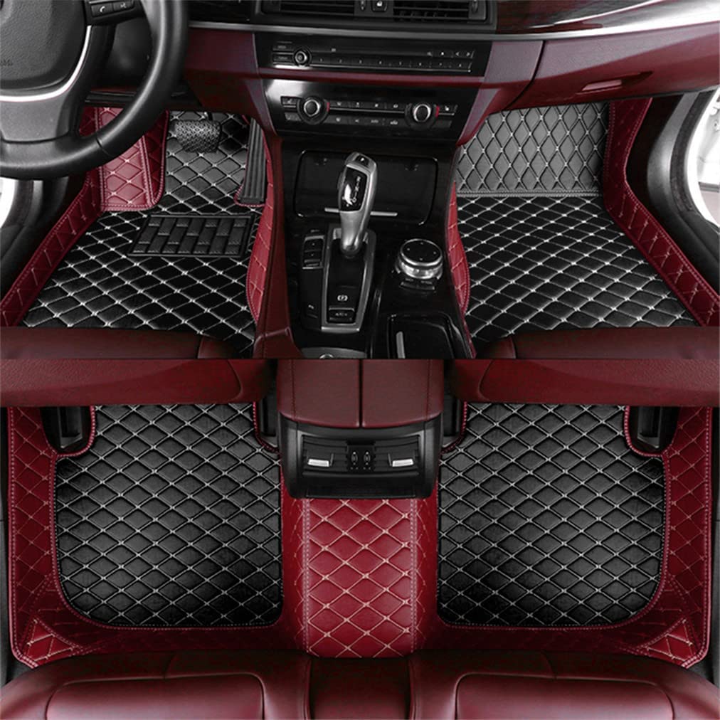 Car Floor Mats Leather Luxury Floor Liner All Weather Protection Carpet