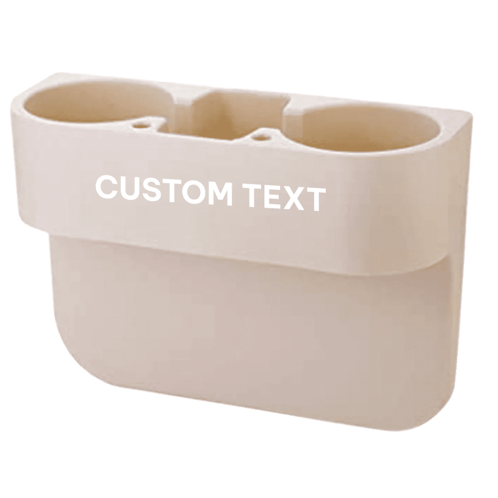 Custom Text and Logo Cup Holder Portable Multifunction, Fit with all car, Cup Holder Expander for Car, Vehicle Seat Cup Cell Phone Drinks Holder Box Car Interior Organizer