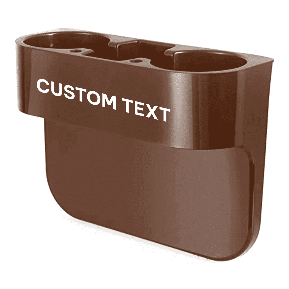 Custom Text and Logo Cup Holder Portable Multifunction, Fit with all car, Cup Holder Expander for Car, Vehicle Seat Cup Cell Phone Drinks Holder Box Car Interior Organizer