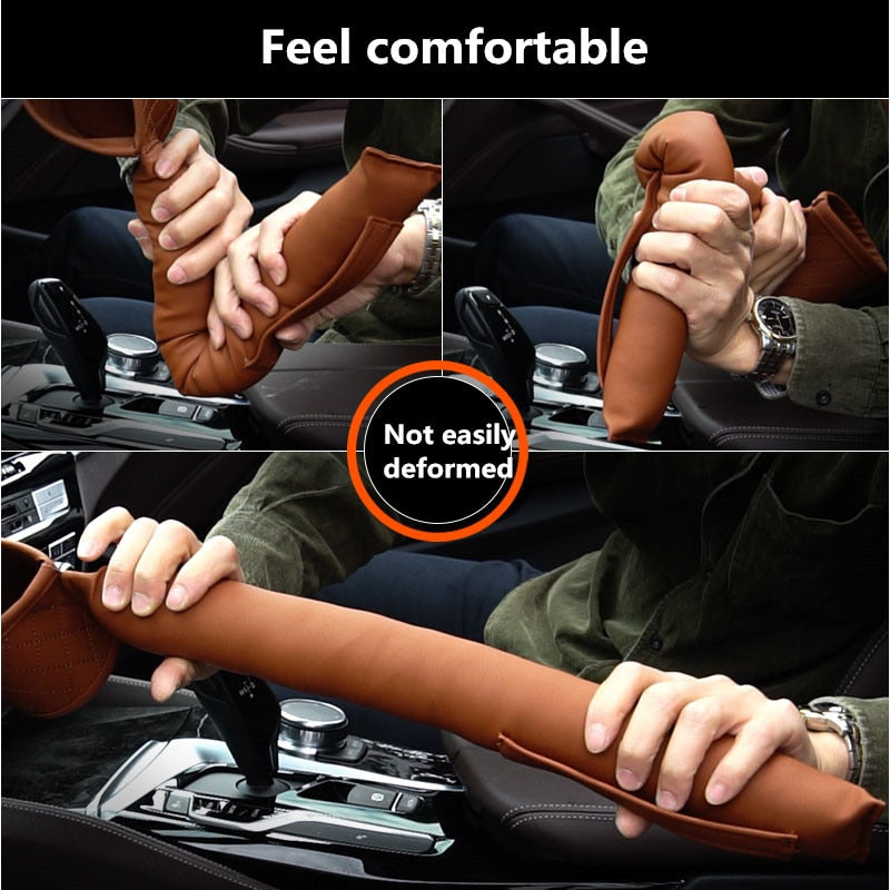 Car Seat Gap Filler Leather Universal Pockets Auto Seats Leak Stop Pad Soft  Catcher Phone Cards Cup Holder Storage Organizers