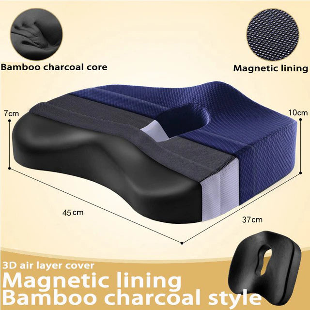 Car Seat Cushion for Coccyx Sciatica Tailbone Pain Relief, Seat Cushion For Car Seat Driver, Seat Cushion For Truck Driver, Car Seat Cushions For Short People,for Office Chair,Wheelchair,Plane - Delicate Leather