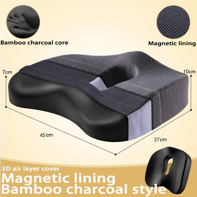 Car Seat Cushion for Coccyx Sciatica Tailbone Pain Relief, Seat Cushion For Car Seat Driver, Seat Cushion For Truck Driver, Car Seat Cushions For Short People,for Office Chair,Wheelchair,Plane - Delicate Leather
