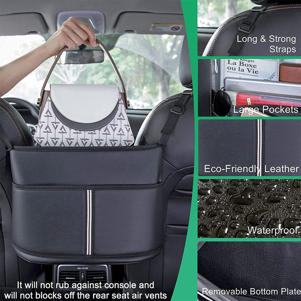 Car Net Pocket Handbag Holder, Purse Holder For Car, Car Seat Organizer, Car  Mesh Organizer, Used To Store Wallets And Document Bags(black) | Fruugo BH