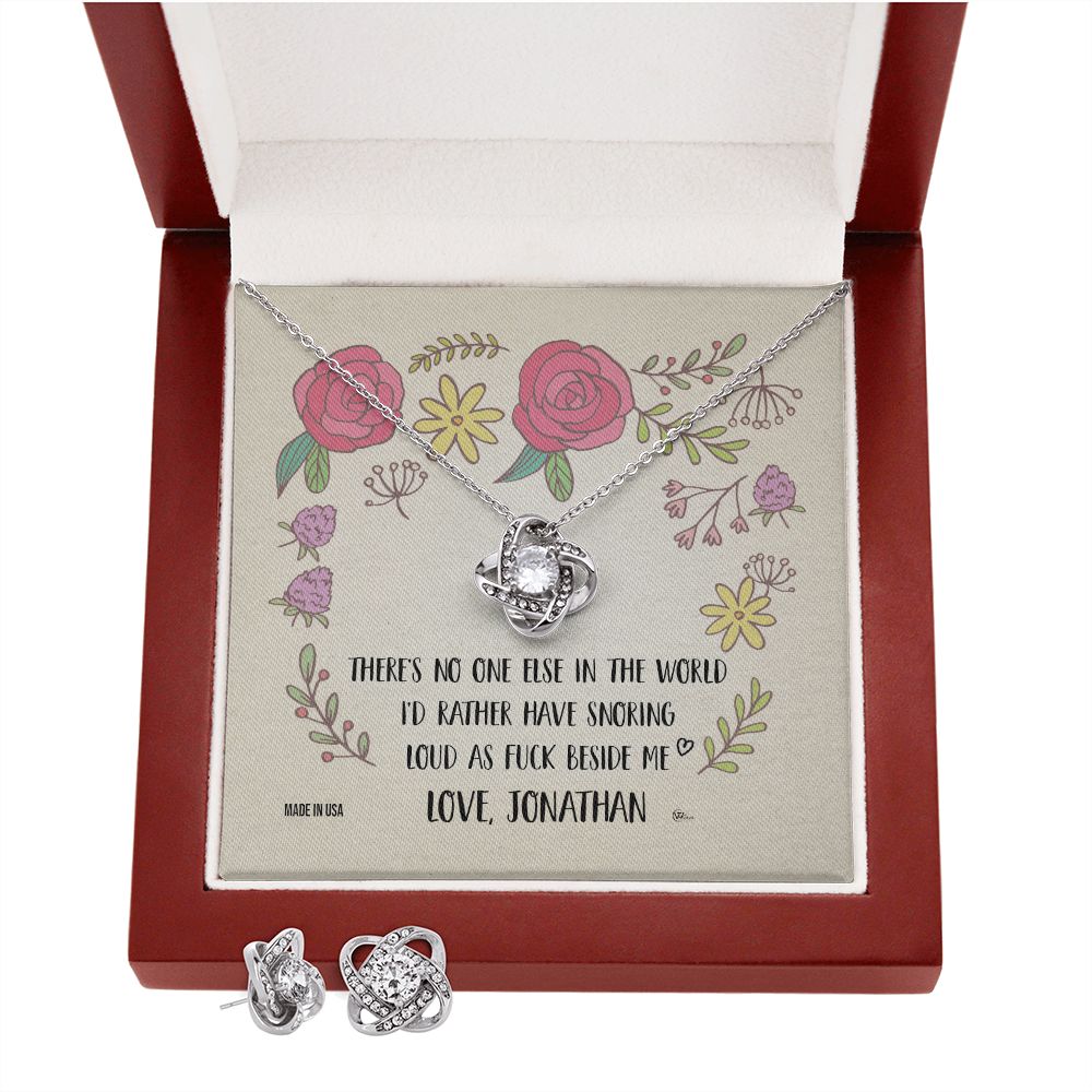 Custom Name Funny Valentine Days 14k White Gold Pendant Necklace Jewelry with Message Card Gift For Girlfriend Wife Fiancee Woman Girl - Delicate Leather