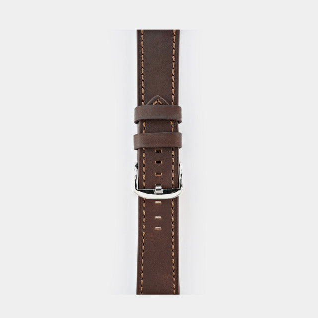 Leather Compatible With Apple Watch Strap | Morden | Dark Brown