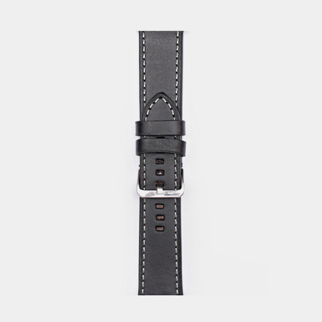 Custom Name Compatible With Apple Strap Leather | Cow Leather | Signature Font Delicate Leather